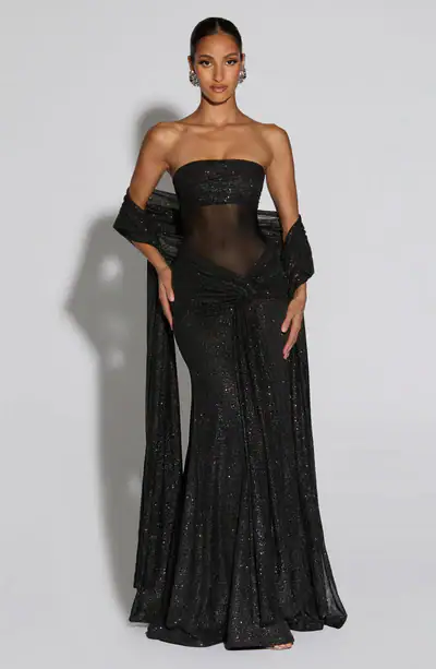 open back formal dress BABYBOO Melania Passion For Fashion Dress Hire