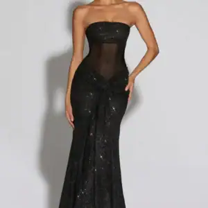 Kerina Wang - Paula Maxi Dress - Black Sparkle - Babyboo
