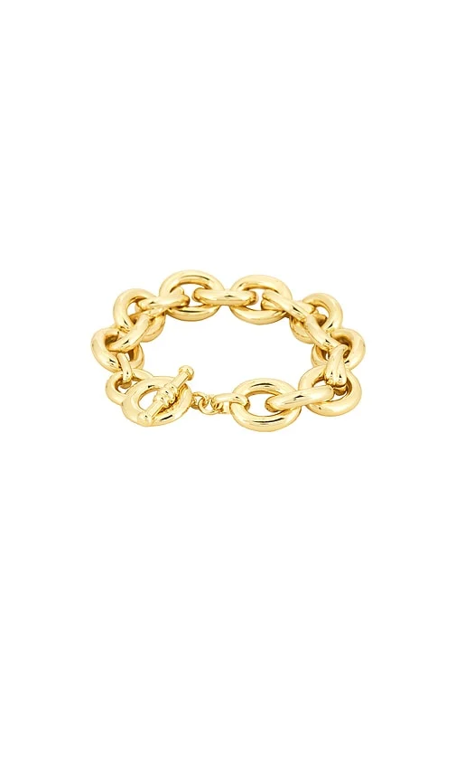 SHASHI Anderson Toggle Bracelet – Gold