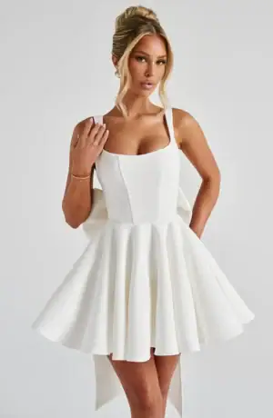 Kerina Wang - BABYBOO Rue Mini Dress - Ivory