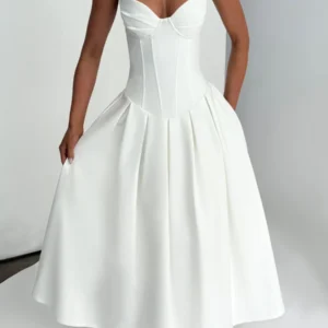 Kerina Wang - BABYBOO Salma Midi Dress - Ivory
