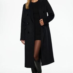 Kerina Wang - Double Breasted Wool Coat - Dynamite Clothing