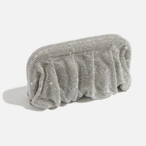 Kerina Wang - Draped Gem Clutch - Dynamite Clothing