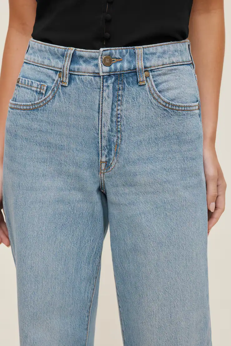 Kerina Wang - Heidi High Rise Wide Leg Jeans - Dynamite Clothing