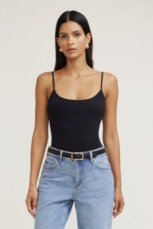 Kerina Wang - Nadia Sculpt Scoop Neck Camisole - Dynamite Clothing