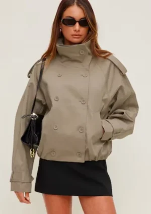 Sienna Short Trench Coat – Dynamite Clothing