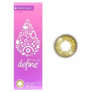 Kerina Wang - 1 Day Define Fresh Lacreon Color Lens Fresh Hazel - YesStyle