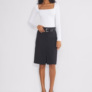 Kerina Wang - Original Contour Squareneck Longsleeve - Aritzia