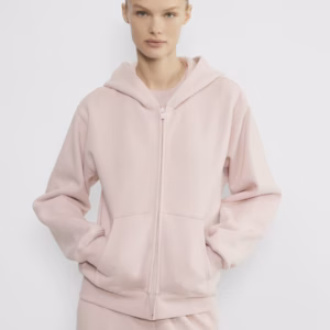 Kerina Wang - Cozy Sweatfleece Perfect Zip Hoodie - Aritzia