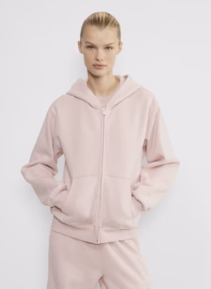 Kerina Wang - Cozy Sweatfleece Perfect Zip Hoodie - Aritzia
