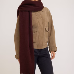 Kerina Wang - Oversized Fringed Scarf - Dynamite Clothing