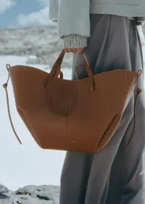 Kerina Wang - Cyme Edition Textured Camel - Polene