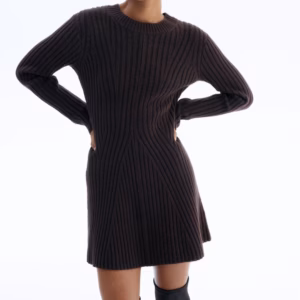 Kerina Wang - Rib-Knit Dress - H&M (Copy)
