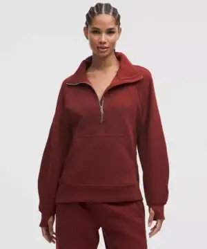 Kerina Wang - Scuba Oversized Funnel-Neck Half Zip Long - Lululemon