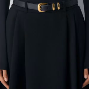 Kerina Wang - Legendary Solid Brass Leather Belt - Aritzia