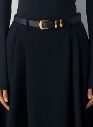 Kerina Wang - Legendary Solid Brass Leather Belt - Aritzia