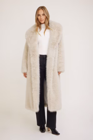 Faux Fur Maxi Coat – Dynamite Clothing (currently soldout)