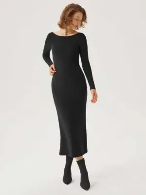 Kerina Wang - ProWarm Open Back Brami Midi Dress - OGL