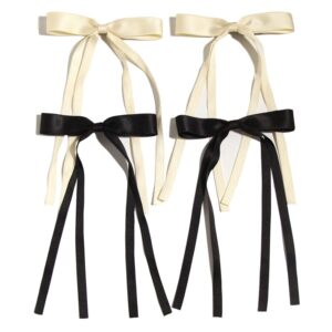 Kerina Wang - Hair Clips for Women Tassel Ribbon Bowknot With Long Tail - Amazon