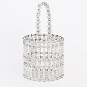 Kerina Wang - Pearl Diamond Mini Handbag - Miss Circle