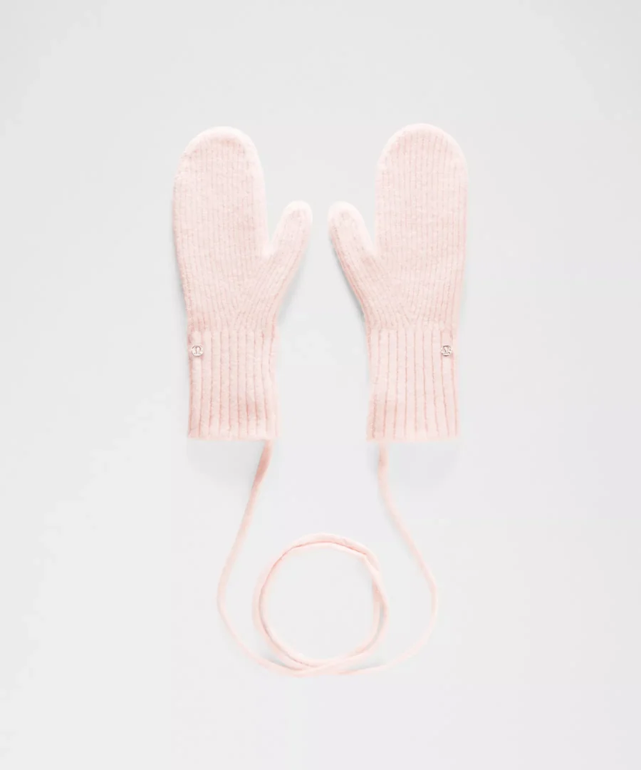 Alpaca Wool-Blend Mittens with String – lululemon