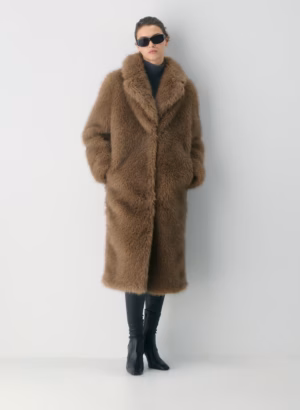 Kerina Wang - Cortina Coat Arctic Faux Fur - Aritzia (Copy)