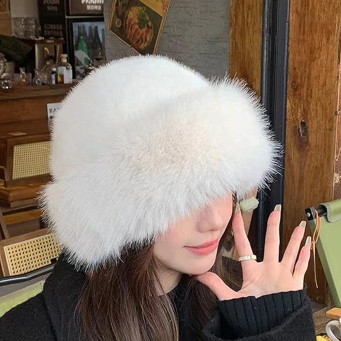 Winter Hat Faux Fur Furry Hat – Amazon