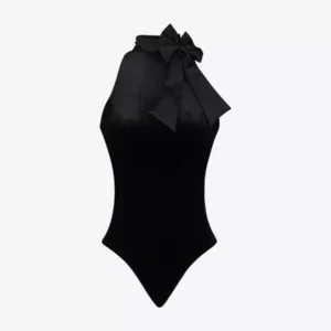 Kerina Wang - Blair Bodysuit With Optional Bow - House of CB