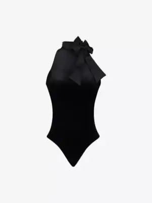 Kerina Wang - Blair Bodysuit With Optional Bow - House of CB