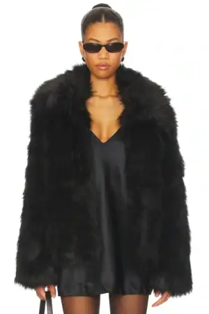 Kerina Wang - Kennedy Faux Fur Coat (option)