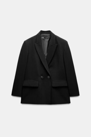 Kerina Wang - Oversized Double Breasted Blazer - Zara