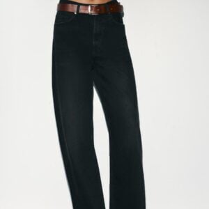 Kerina Wang - TRF Extra Wide Leg High-waist Jeans - Zara