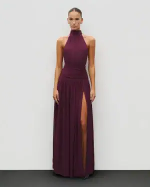 Kerina Wang - The Halter Slit Gown - Heiress Beverly Hills