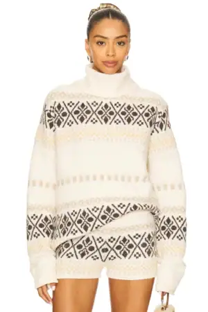 Kerina Wang - More To Come Kelsey Fairisle Sweater - Revolve