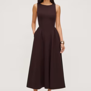 Kerina Wang - Iris Flared Ponte Maxi Dress - Dynamite Clothing (Copy)