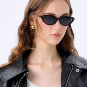 Kerina Wang - Cat-Eye Fashion Glasses - Cider