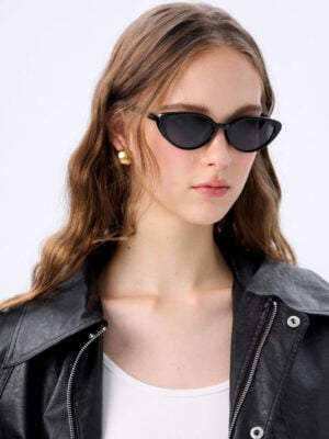 Kerina Wang - Cat-Eye Fashion Glasses - Cider