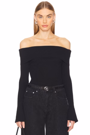 Kerina Wang - More To Come Candace Off Shoulder Sweater - Revolve