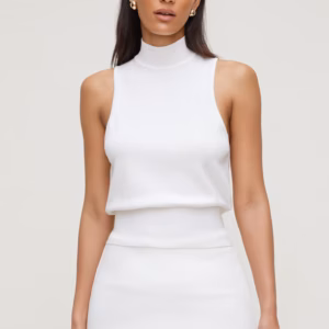 Kerina Wang - Mock Neck Sweater Vest - Dynamite