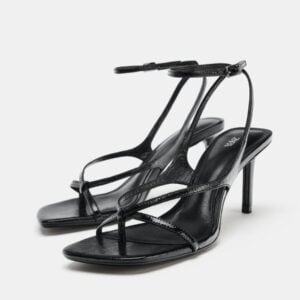 Kerina Wang - Leather Heeled Sandals - Zara