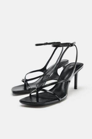 Kerina Wang - Leather Heeled Sandals - Zara