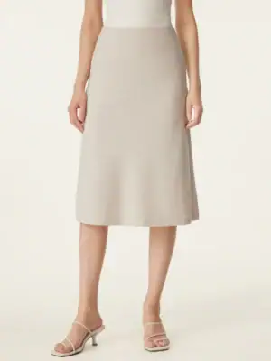 Kerina Wang - A-line Midi Skirt with Pockets - OGLMove
