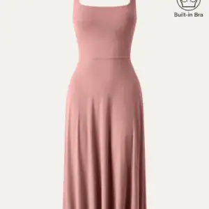 Kerina Wang - Square Neck Flowy New Airy Brami Midi Dress (pink) - OGLMove