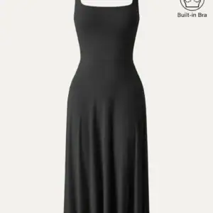 Kerina Wang - Square Neck Flowy New Airy Brami Midi Dress (pink) - OGLMove (Copy)