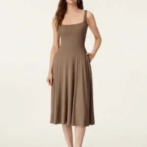 Kerina Wang - Square Neck Flowy New Airy Brami Midi Dress - OGL Move