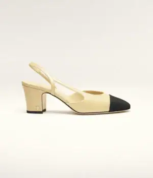 Kerina Wang - Goatskin & Grosgrain Slingbacks - Chanel