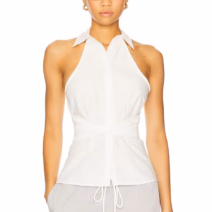 Kerina Wang - All The Ways Evie Button Up Top - Revolve