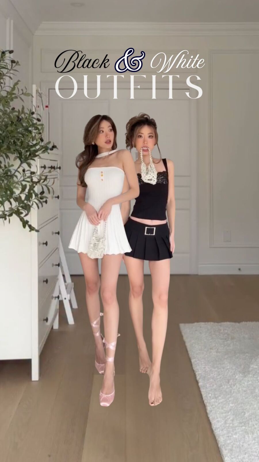 Kerina Wang - the contrast tho!! 🖤🤍