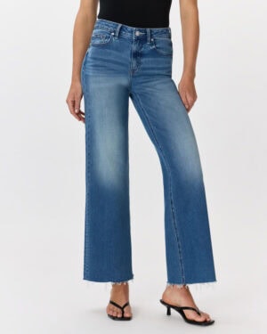 Kerina Wang - Bella Stretch Wide Leg Jeans - Quince