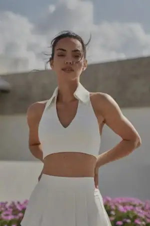 Kerina Wang - Sleeveless Polo Bra - Wiskii